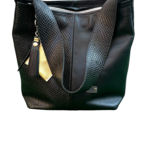 Cartera Aurora Cuero negro